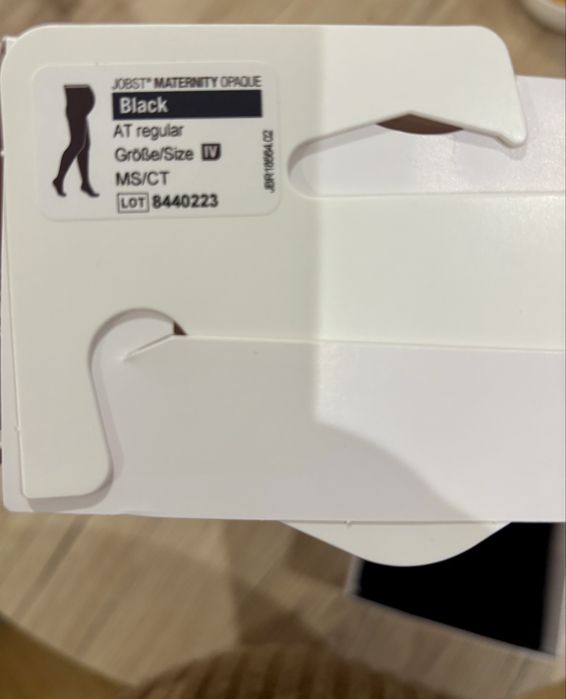 Rajstopy ciążowe ccl2 kompresyjne przeciwżylakowe Jobst L/XL czarne