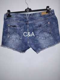 Krótkie jeansowe spodenki C&A