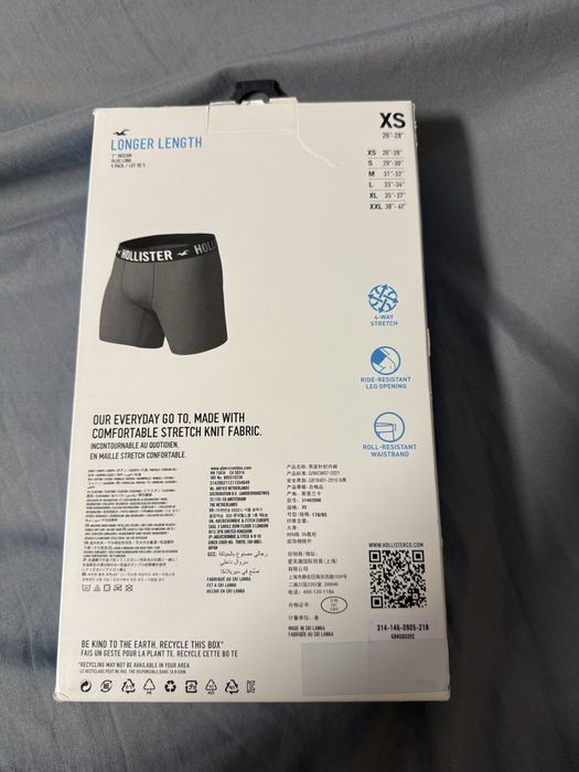 Bokserki meski hollister 5 szt хs