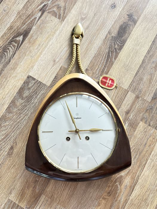 Zegar ścienny Junghans vintage – mechaniczny, lata 50./60., Oryginał
