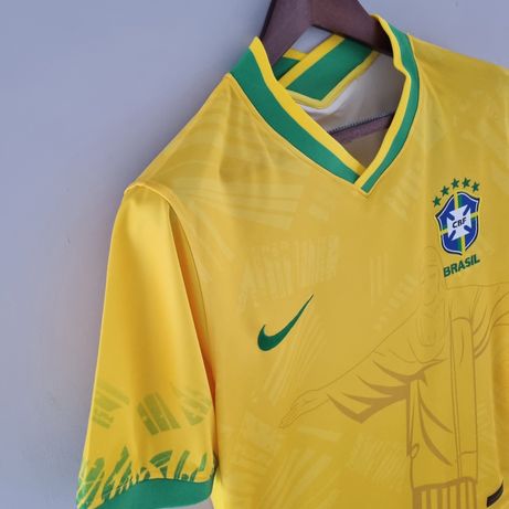 Camisa Uniforme Seleção Brasileira Brasil Envio para Todo Portugal