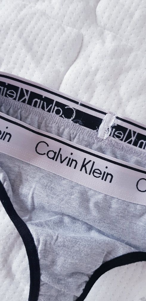 Nowe stringi calvin Klein rozmiar xs 34 szare