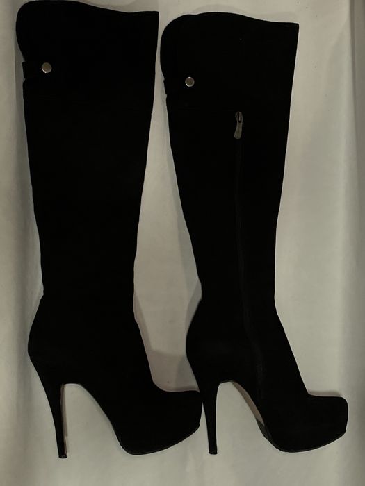 Замшеві сапоги/ботфорти Paoletti