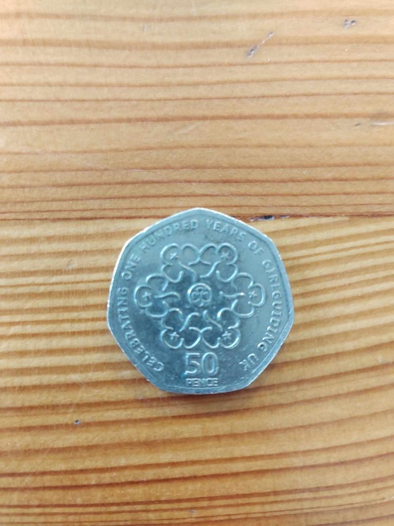 50 pence elizabeth•II•D•G•REG•F•D•2010