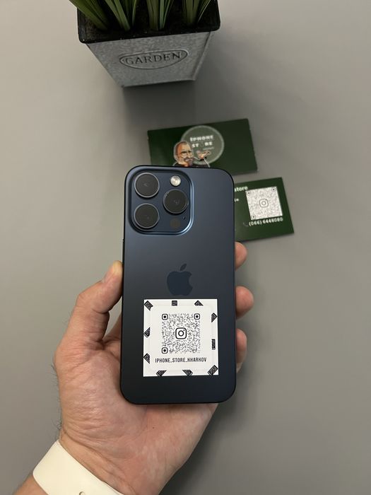 iPhone 15 Pro,256GB,Blue!!!Neverlock!Гарантія!Магазин!