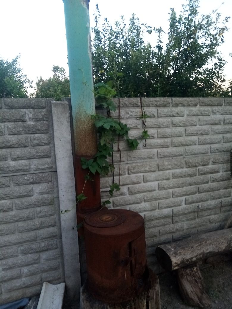 Буржуйка с колос никами. Печь. Самодельный котёл