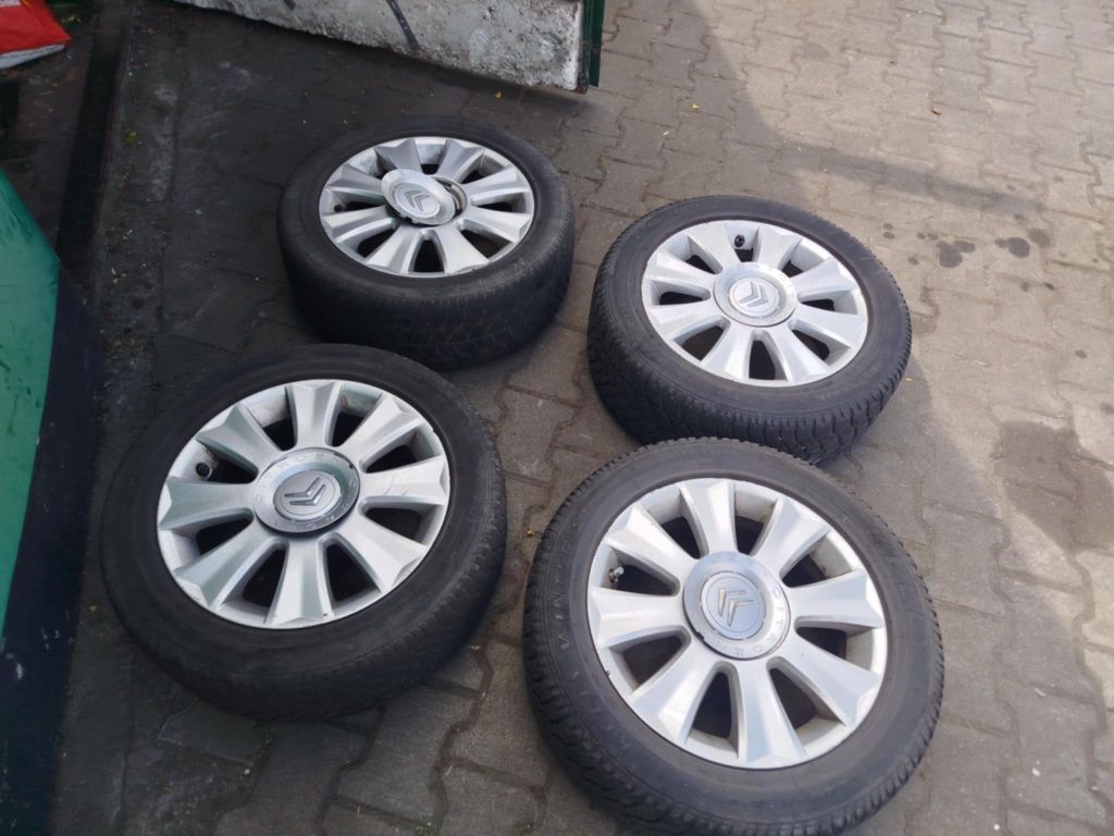 Alu  felgi z oponami Felgi citroen 4x108 C5 r16