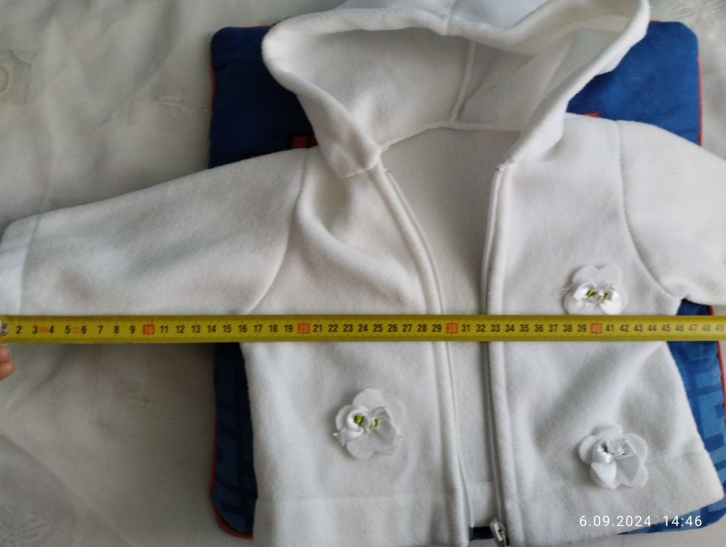 Biała bluza na chrzest święta uroczystość r. 68