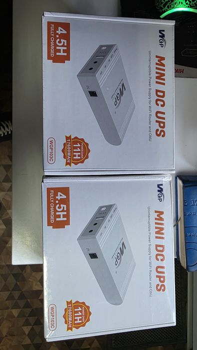 Дбж для роутера безперебійне живлення MiniUPS DC на 10 400 mAh 12V/9V/