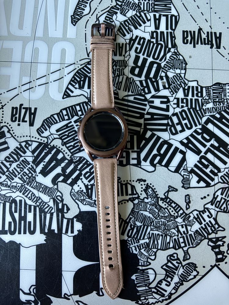 Zegarek samsung watch3 41mm złoty/różowy