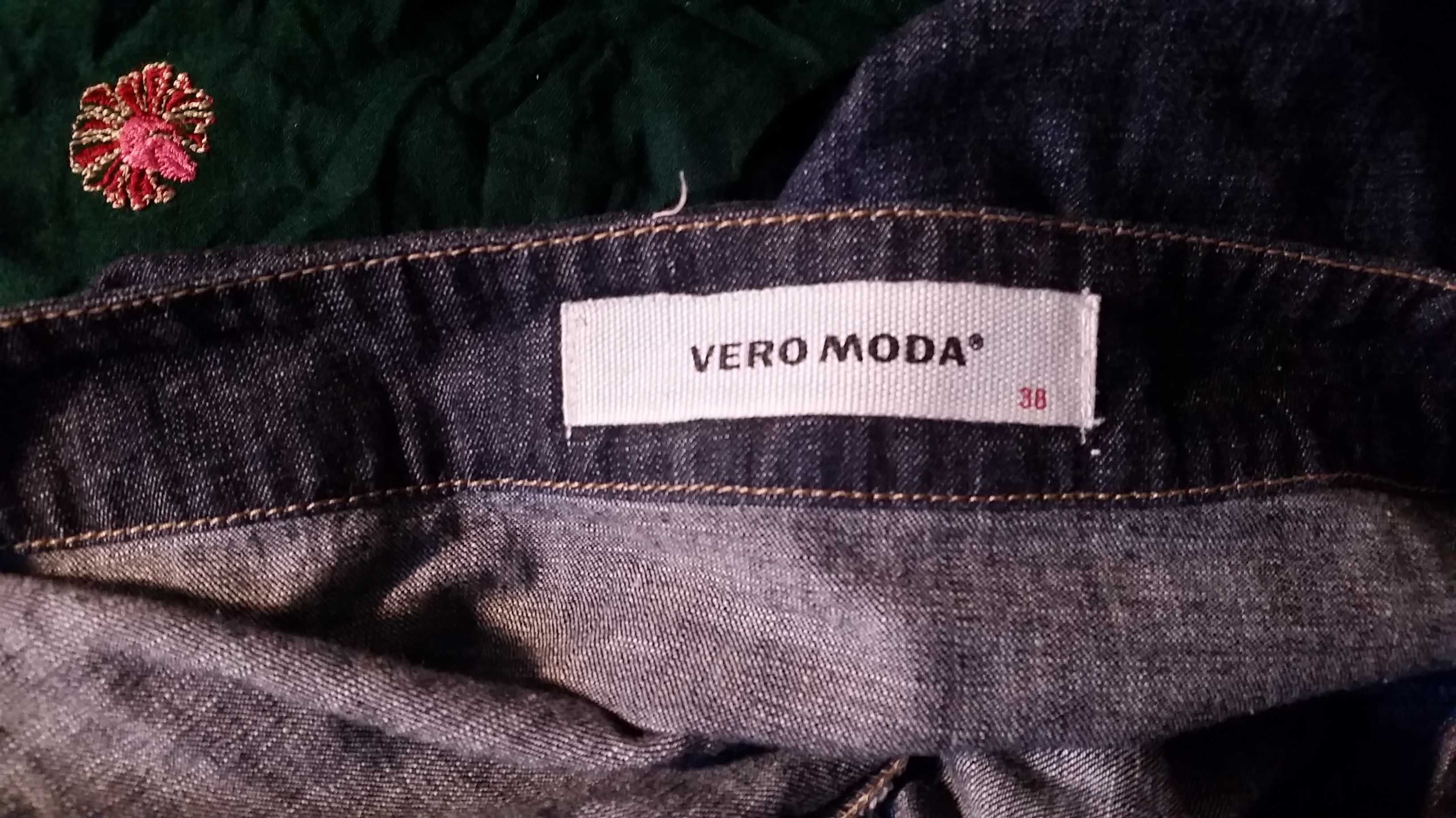 spódnica jeansowa granatowa mini Vero Moda roz. 38 100% bawełna