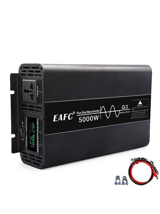 Інвертор EAFC 5000W 12v-220v чиста синусоїда (Pure Sine)