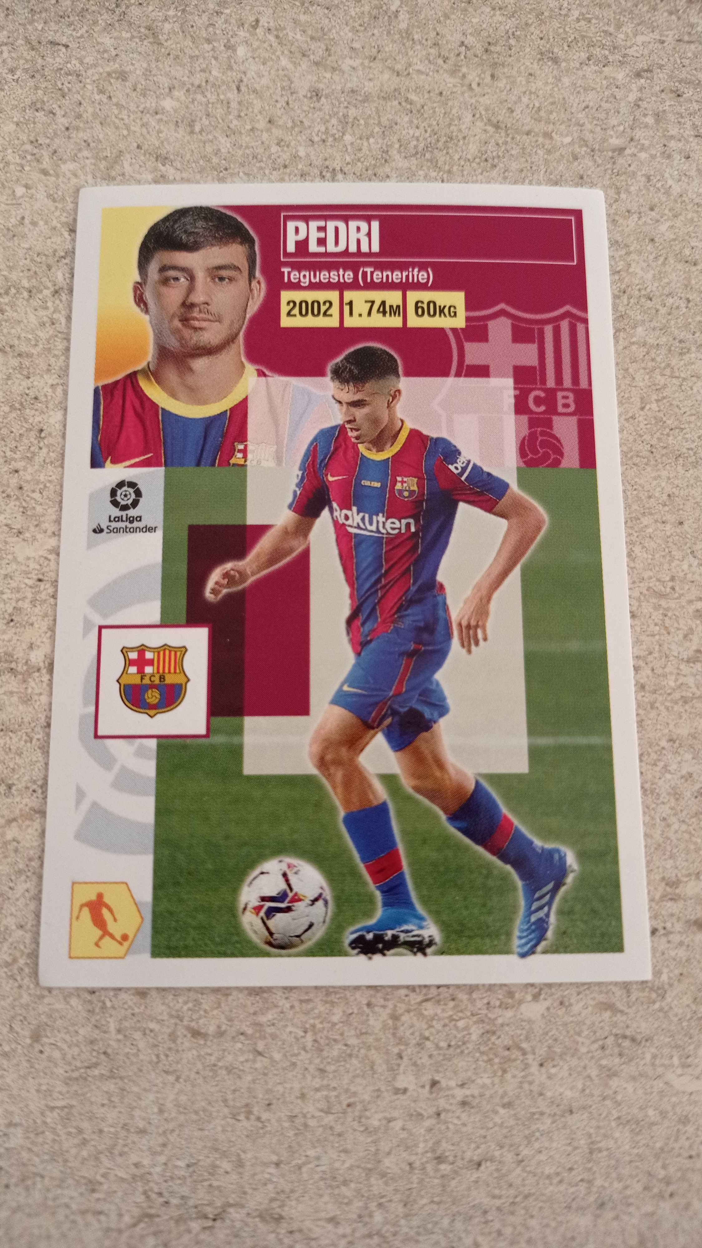 Vendo cromo rookie Pedri (FC Barcelona) - Liga Este 2020/2021