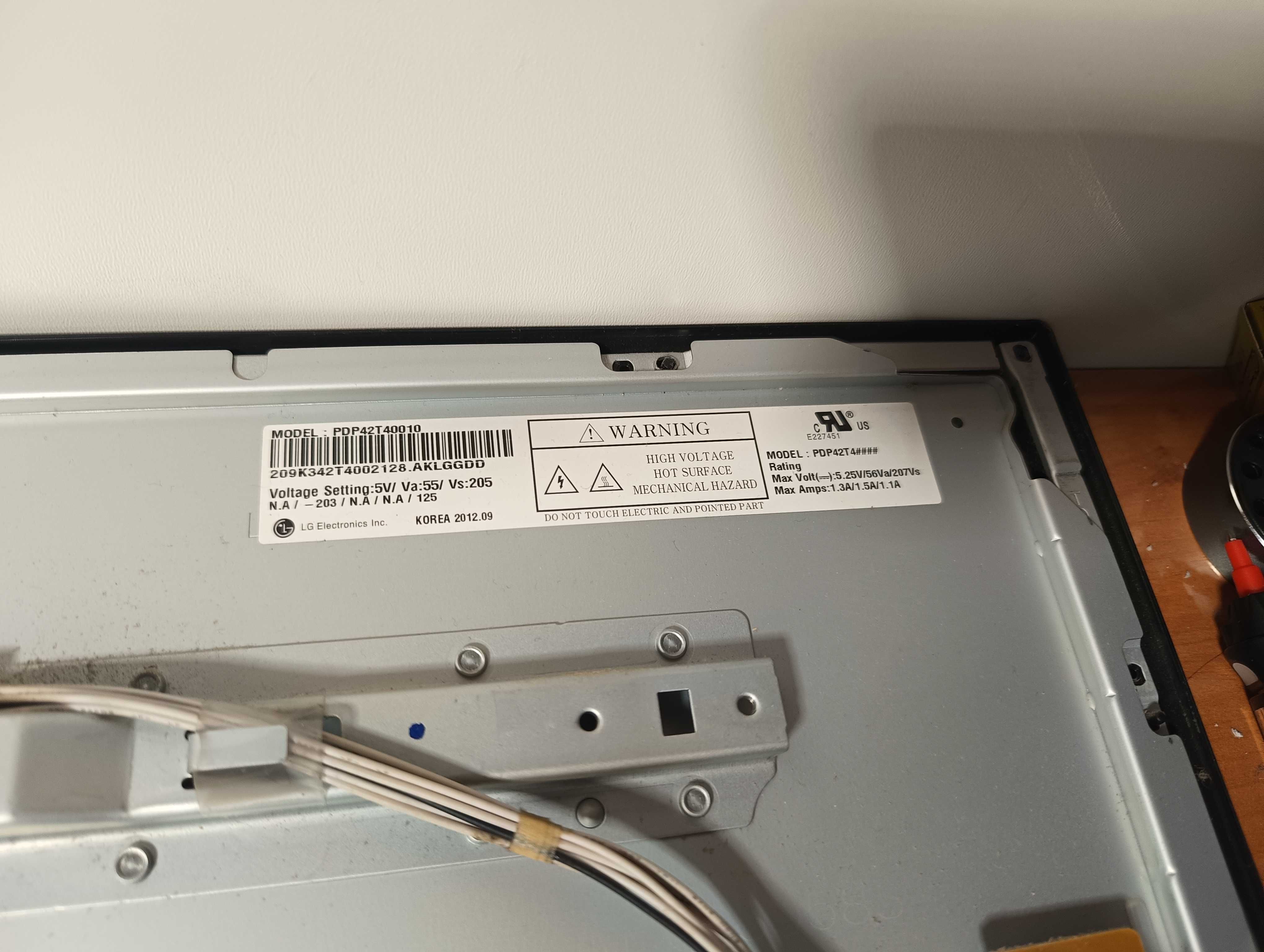 Матрица для плазменного телевизора LG PDP42T4 0010