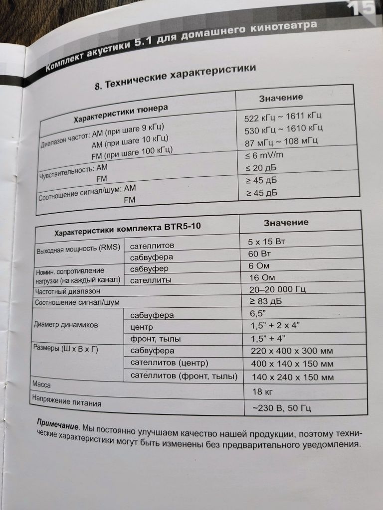 Сабвуфер sven 5.1 домашній кінотеатр