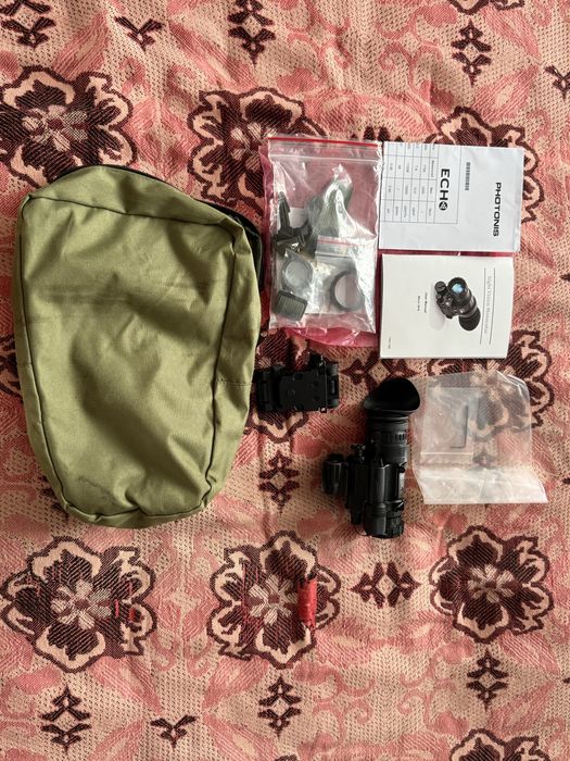 Монокуляр нічного бачення PVS14 Armasight Bravo Gen 3 llT, зелений фос