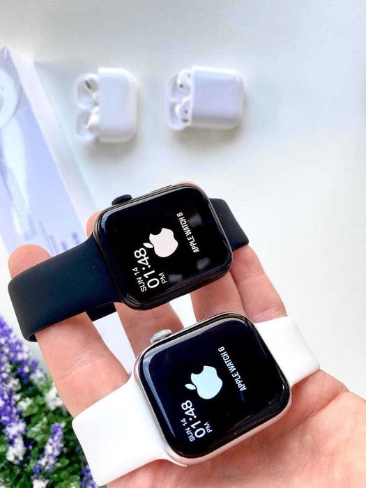 Apple Watch 9 / 10 Black Titan . Смарт годинник часы Эпл вотч.