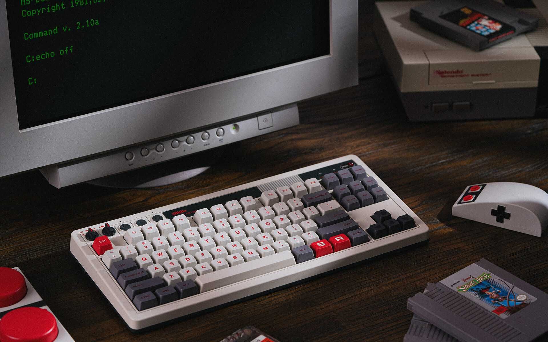 Механічна клавіатура 8Bitdo Retro N Edition, 87 клавіш, Eng, нова.