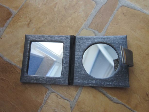 Компактное Двойное Зеркало складное для макияжи Новое