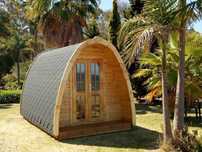 Bungalow - Abrigo de Madeira (2,4mx3,5m) - 100% Pinho Nórdico Maciço