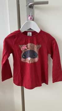 T-shirt Zara Baby vermelha, para menina