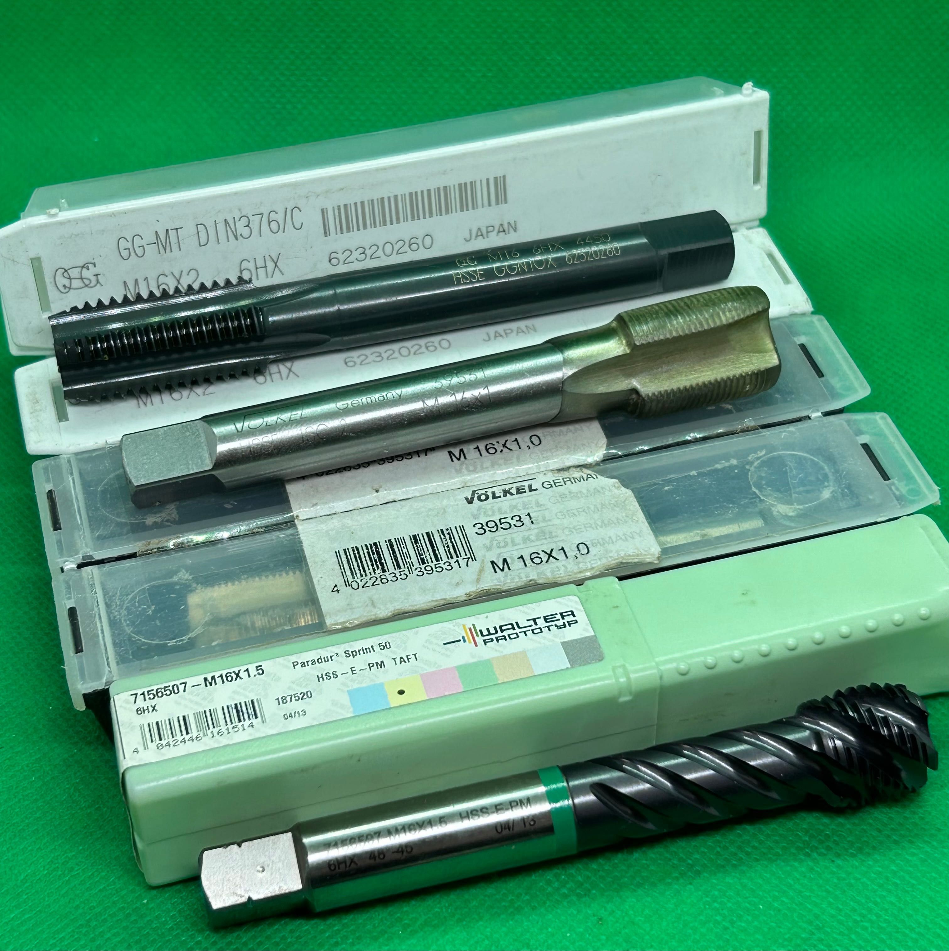 Метчики M14 M16 от 630 грн | Guhring, Wurth, Sandvik, Reca | Новые |
