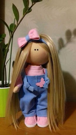 Текстильна лялька ручної роботи Лялька Тильда Інтер'єрна лялька