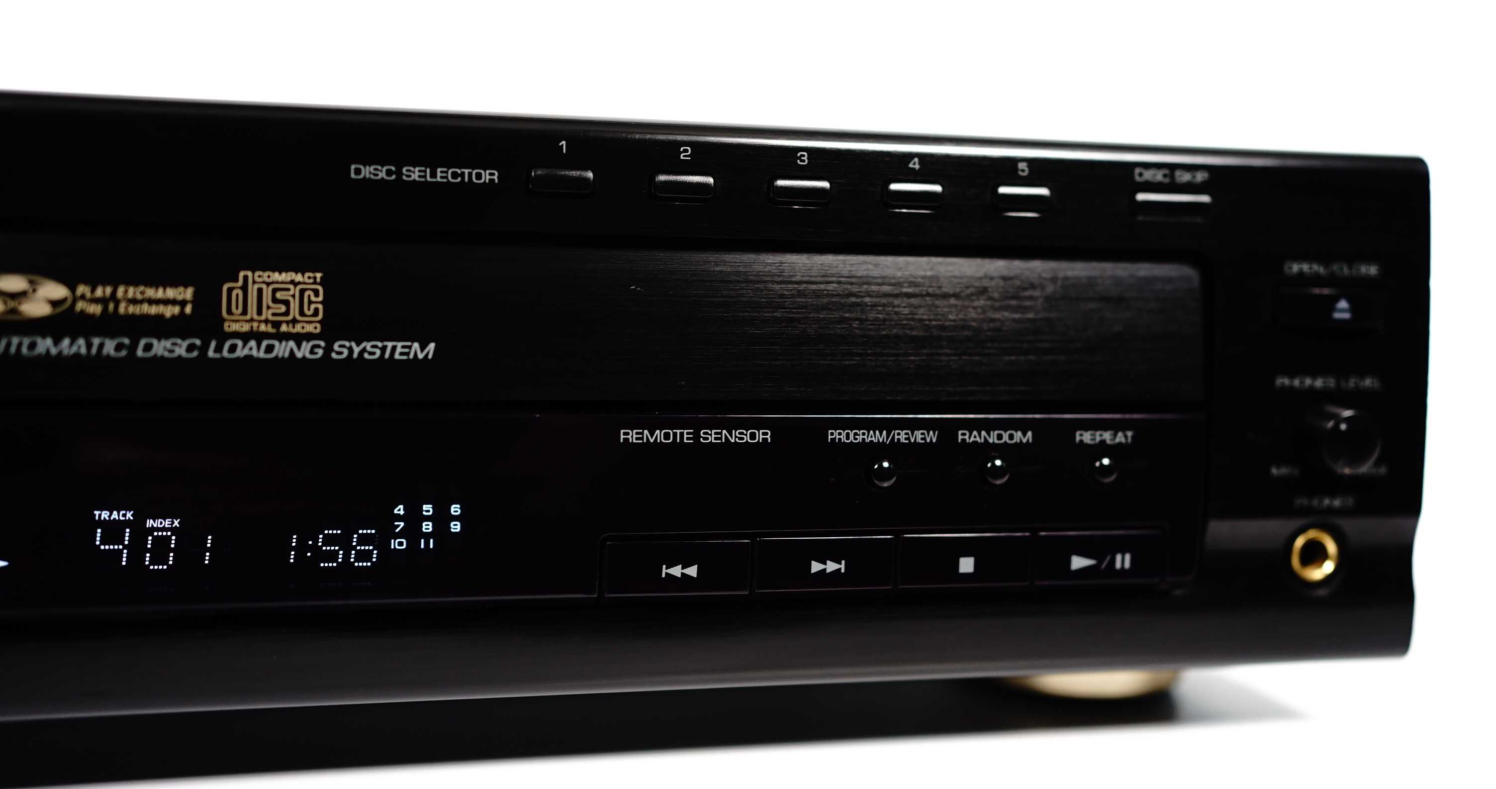 Zmieniarka na 5 płyt CD Sherwood CDC-8050R DAC 1-bit Odtwarzacz