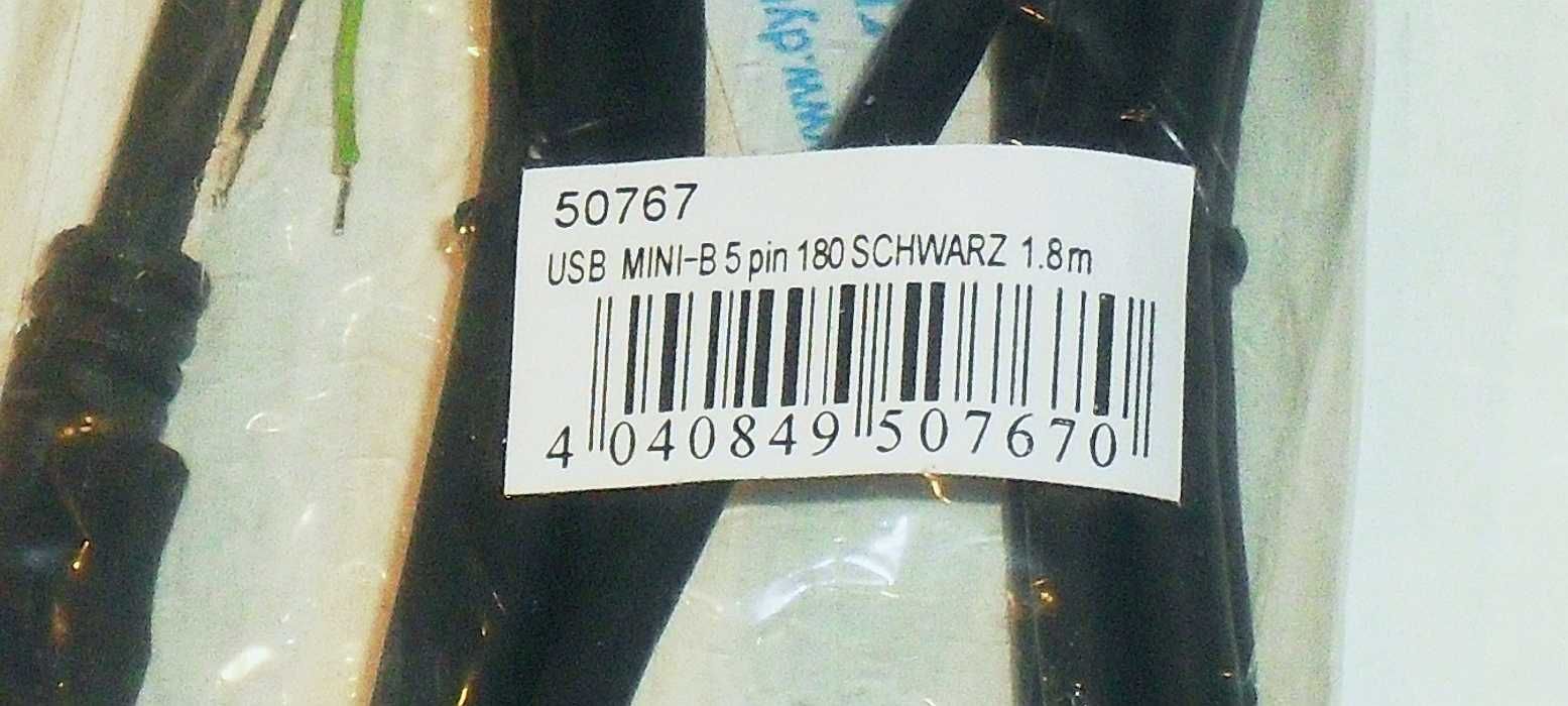 Kabel przewód MINI USB 4 miedziane żyły ekranowane