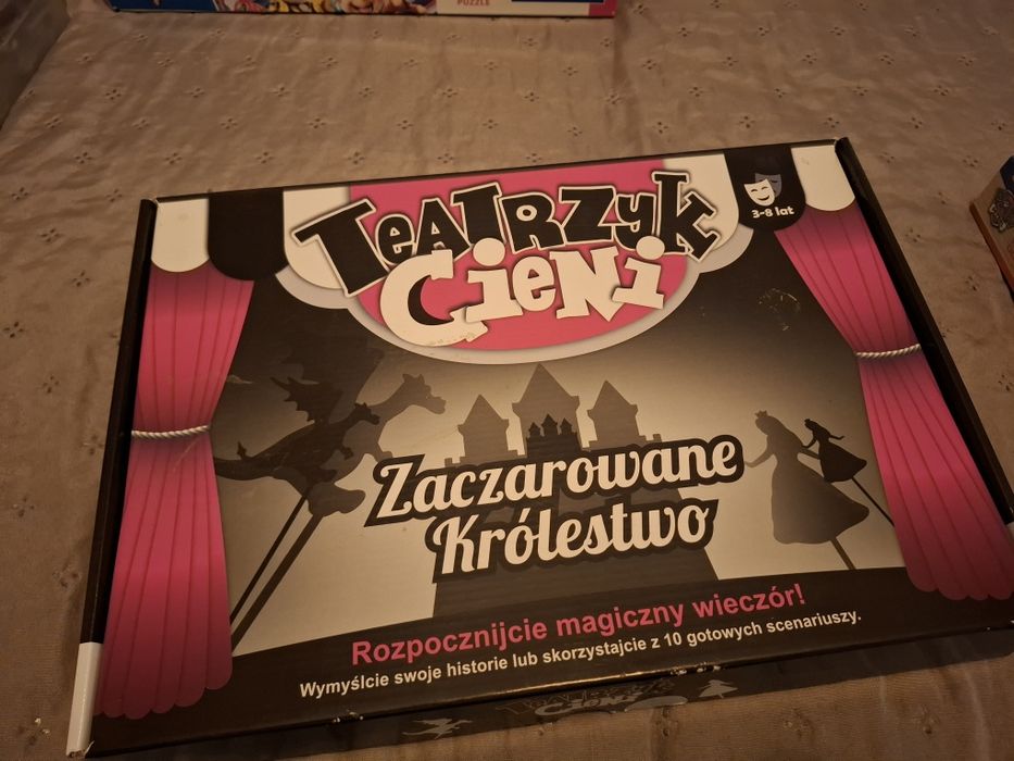 Teatrzyk cieni . Zaczarowane Królestwo. Gra planszowa dla dziecii