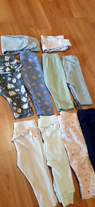 Leginsy różne  firmy 68 dla dziewczynki