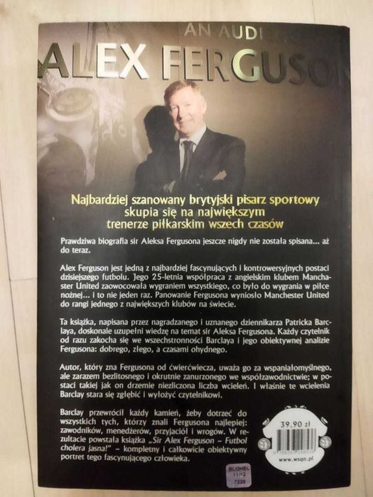 Sir Alex Ferguson Futbol cholera jasna P. Barclay