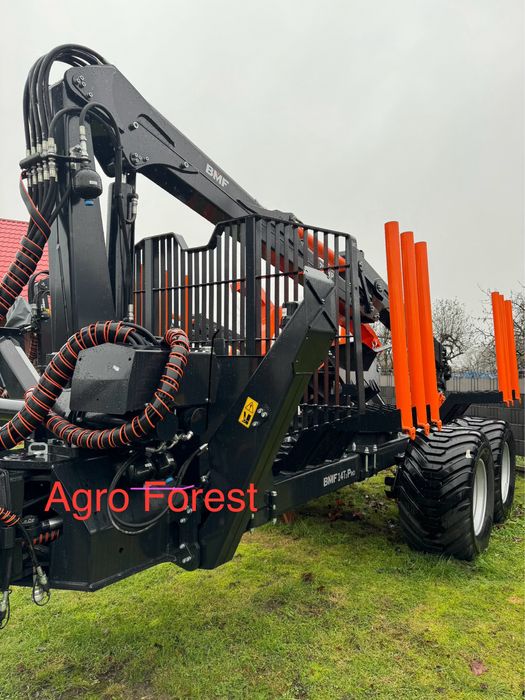BMF 14t z Zurawiem BMF 750Hp Prehydraulik kola 550/45-22.5” Wyprzedaz