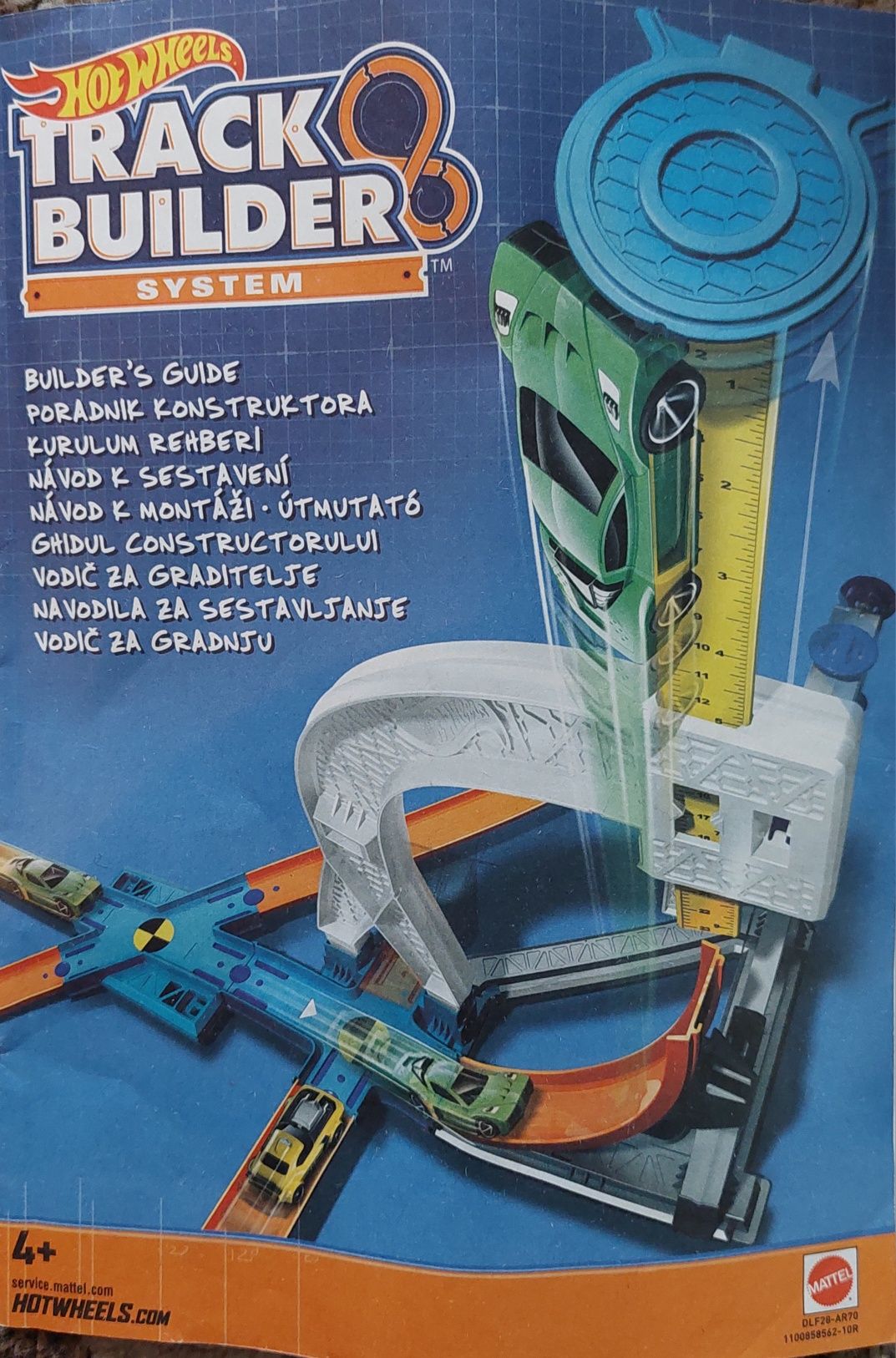 Zestaw Hot Wheels Track Builder z samochodzikami