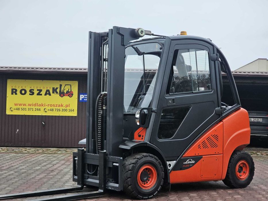 Wózek widłowy Linde H25D-02 Triplex Diesel 2019r.