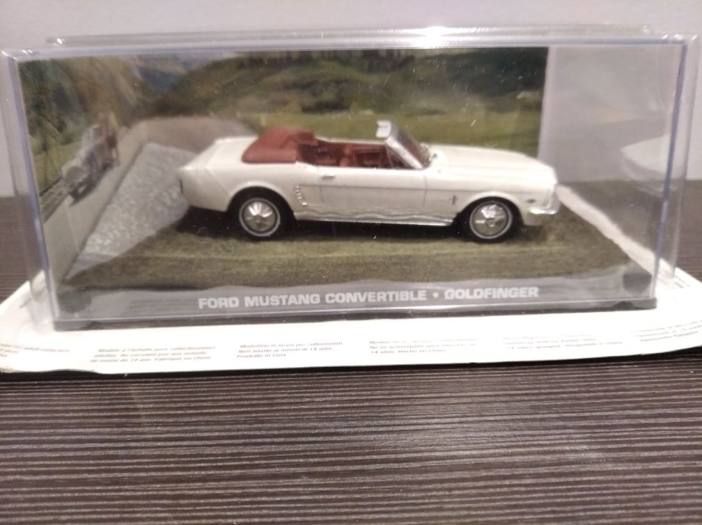 1:43 Ford Mustang 007 Bond Goldfinger Model