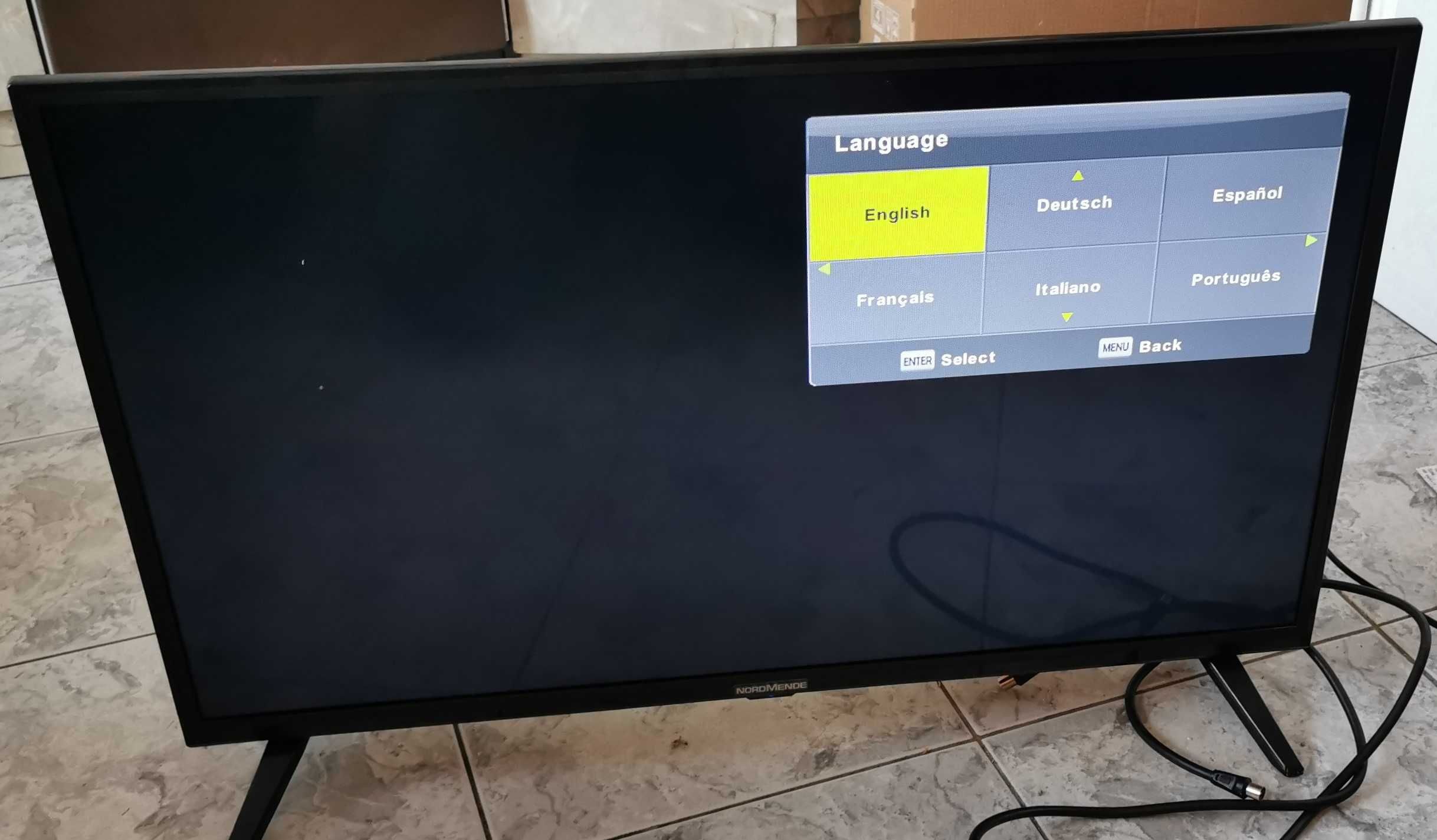 Telewizor NORDMENDE LED TV model ND32N2400S 32" USB, HDMI, VGA, SCART