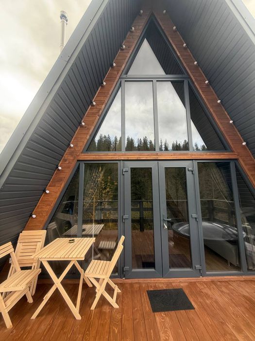 Оренда будинків A-frame в Карпатах- "Лісовий Трикутник", Чан, Микуличи