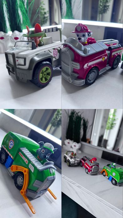 Щенячій патруль , рюкзак, ночнік, 3 машинки