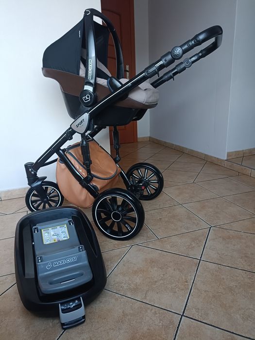 Wózek Anex Sport 3w1 + baza ISOFIX