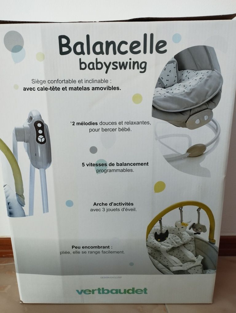 Espreguiçadeira baloiço bebé Verbaudet