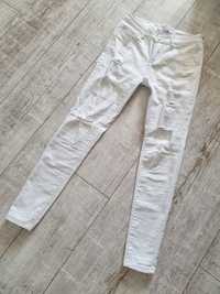 Жіночі білі джинси резинки літні штани брюки скінні