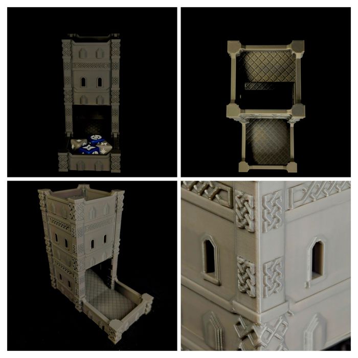 Wieża do kości gry planszowe i bitewne. Heroes 3 GoT