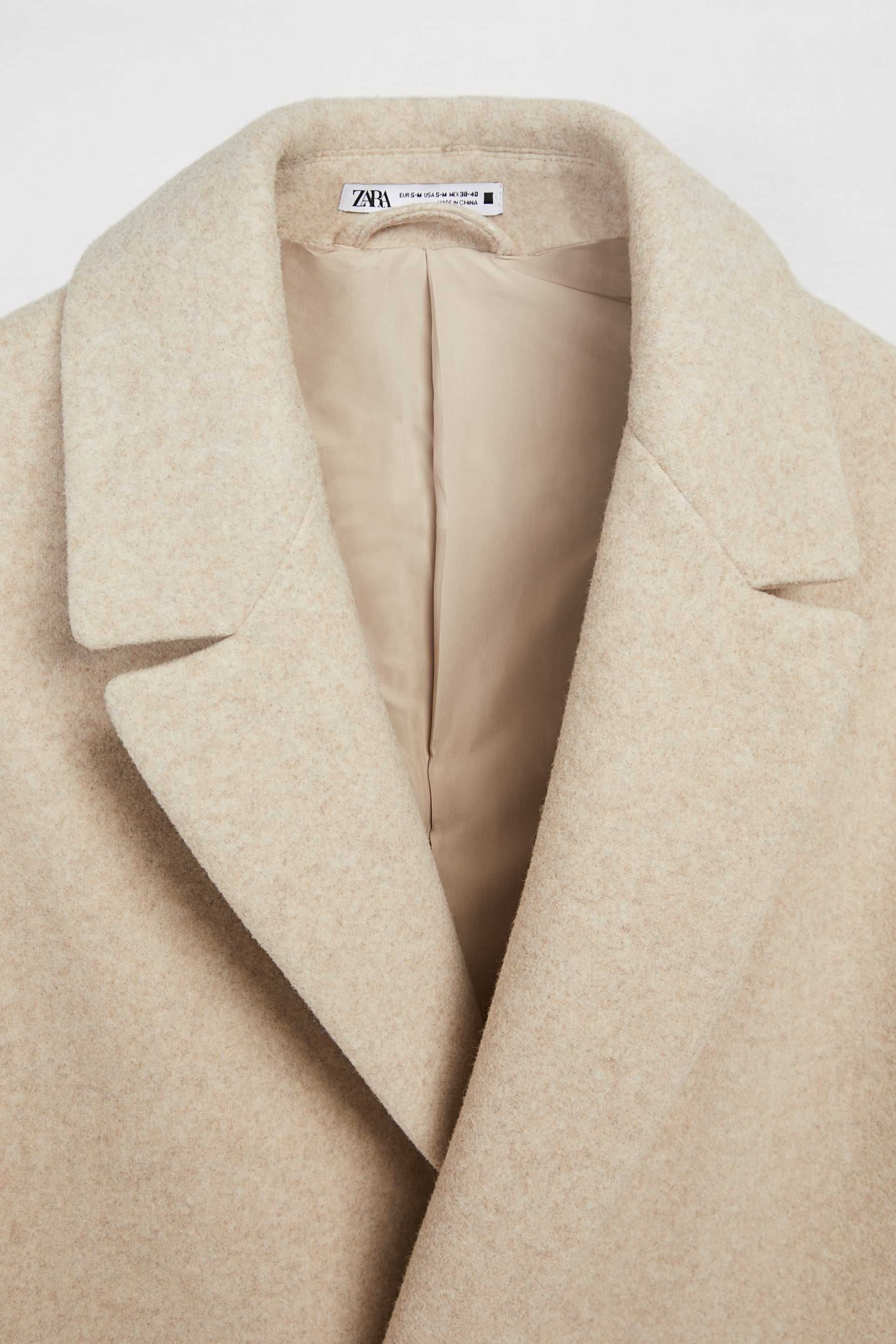 Пальто Zara oversize