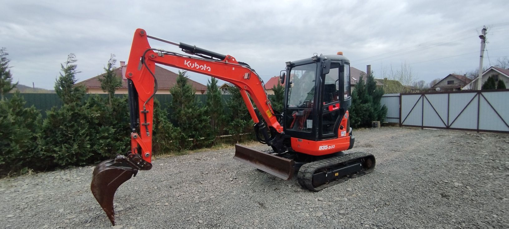 Kubota U35- 3a3,міні екскаватор,2017,1400 м/г