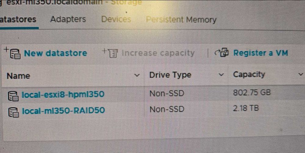 LAB Server HP  192 GB RAM z ESXi8 i RAID SAS