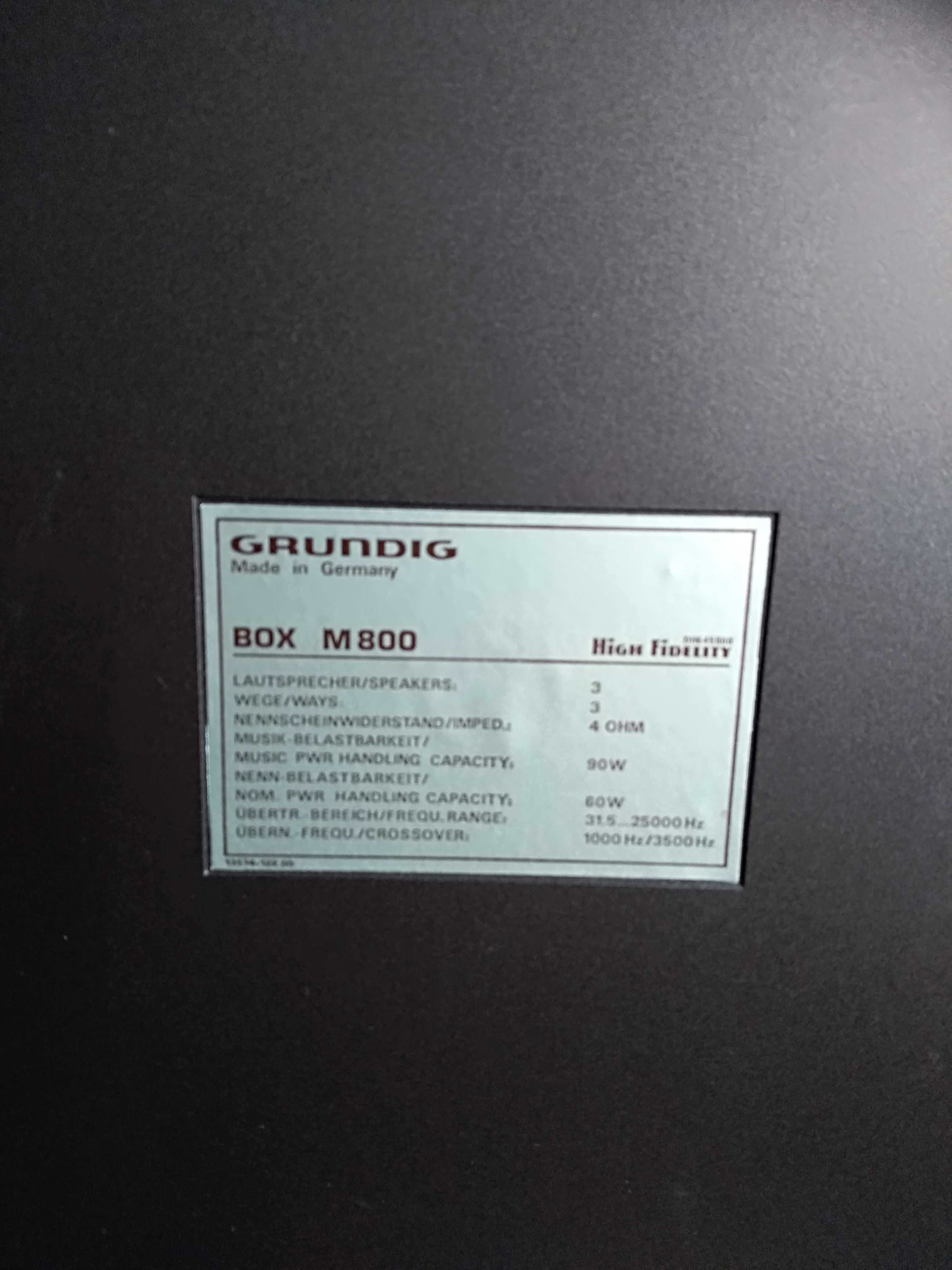 Kolumny GRUNDIG BOX M800