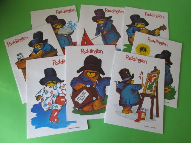 Colecção de 8 Cadernos do Paddington Ambar Anos 70 Novos