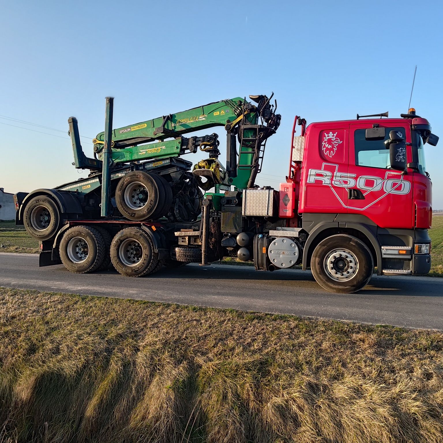 Scania R500 do drewna