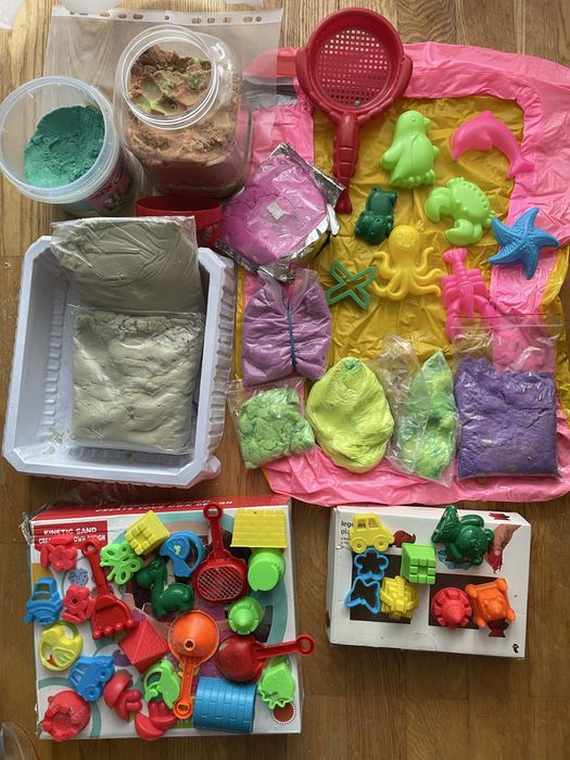 Piasek kinetyczny mega zestaw 8 kg